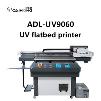 Nueva Impresora UV de Cama Plana 6090, Máquina I3200 CMYK, Resolución 1440, Velocidad de Impresión de 5 m, Impresión de Etiquetas de Cristal Flexible, Cuero y PVC