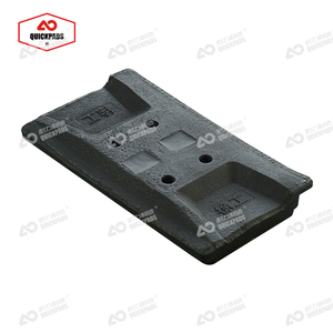 Hoge Slijtvastheid Rubber <span class=keywords><strong>Track</strong></span> Pads Ketting Stalen Spoor Ketting Voor Asfalt Straatstenen Voor Abg225.abg325 Bouwmachines Onderdelen - Product Image 3