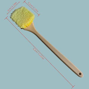 Brosse à long manche en <span class=keywords><strong>bois</strong></span> et brosse à récurer les ponts en fibre <span class=keywords><strong>de</strong></span> tampon <span class=keywords><strong>de</strong></span> 20 pouces - Product Image 4