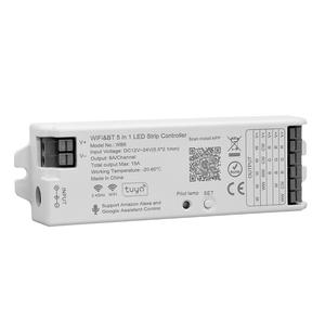 Leynew 15A Tuya Smart Alexa Google Assistant LED <span class=keywords><strong>Controller</strong></span> WiFi WB5 5 <span class=keywords><strong>1</strong></span> RGB LED striscia Dimmer Multi-canale telecomando - Product Image 2