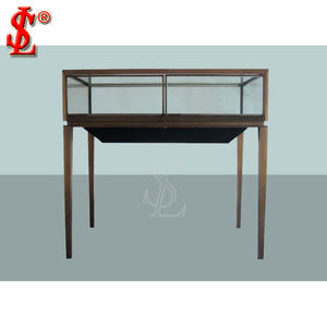 <span class=keywords><strong>Romi</strong></span>, venta al por mayor, escaparate de joyería de ante de lujo, soporte de exhibición de joyería de terciopelo azul, conjunto de decoraciones para joyería - Product Image 5