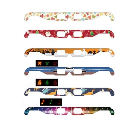 2026 ISO 12312-2 Certified Safe Custom Logo Paper Solar Eclipse Glasses for Eclipse Viewing Glasses