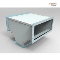 Conduit composite moderne ignifuge en MGO et perlite de magnésium, grade A1 pour l'évacuation des fumées, pour bâtiments commerciaux et hospitaliers, marque TianTie