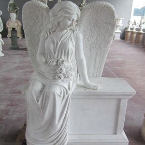 पत्थर समाधि नक्काशी संगमरमर एन्जिल्स समाधि कब्रिस्तान के लिए स्टॉक में - Product Image 2