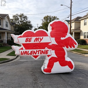 Cœur de Cupidon géant gonflable lumineux à LED, modèle pour <span class=keywords><strong>la</strong></span> Saint-Valentin, décoration gonflable romantique pour <span class=keywords><strong>la</strong></span> publicité des événements/centres commerciaux - Product Image 4
