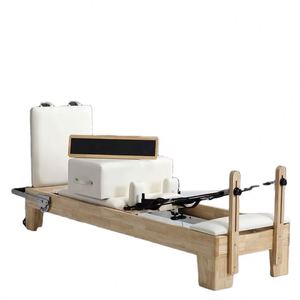 High-end Pilates Reformer Bed for Home and Studio Use - Oak Finish - Product Image 1