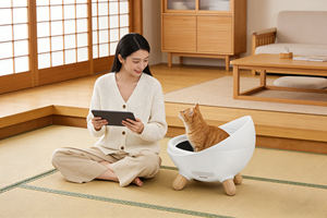 Cama para Gatos con Control por Aplicación, Modos de Calefacción y Refrigeración Ajustables, Almohadilla Térmica para Mascotas con Temperatura Regulada, Cama Eléctrica para Gatos de Interior - Product Image 4