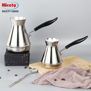 Set di Utensili per Caffè in Acciaio Inox Turco con Tazza Decorata a Mano, Stile Minimalista Moderno con Manico Lungo - Product Image 2