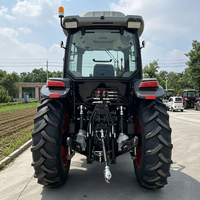 Tracteur agricole multifonctionnel de marque, 100 CV, 4 roues motrices, boîte de vitesses automatique, pompe à engrenages