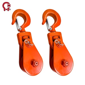 Poulie de levage portable HLM avec crochet, change de direction de la corde pour faciliter le levage de charges lourdes sur les chantiers - Product Image 5