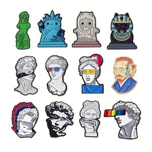 Spille smaltate sardastiche per cappelli, con motivi: Autistici, Canadian Campfire, <span class=keywords><strong>El</strong></span> Chapo, Rock Band, New York, Self Love, Wrestling, Girl Face. Ingrosso. - Product Image 1