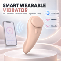 Bestmoon Jouet sexuel pour adultes, vibromasseur clitoridien pour femmes, vibromasseur portable, vibromasseur à porter, jouet sexuel pour femmes, contrôlable par application