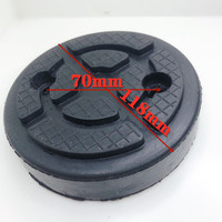 4-teilige Heavy Duty Car Lift Mats 2-Pfosten-Gummi-Jack-Pads mit Auto-Truck-Hub heber Zubehör Fahrzeugteile und Zubehör
