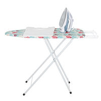 Planche à repasser renforcée de qualité supérieure Table à repasser en métal portable Planche à repasser multifonctionnelle simple pour couvre-pieds antidérapants