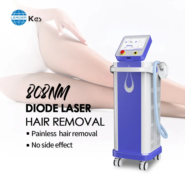 Macchina di epilazione laser diodo 808nm per dispositivo di depilazione dei capelli KES nuova 755 laser alessandrite