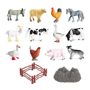 Jouets éducatifs pour enfants, <span class=keywords><strong>animaux</strong></span> <span class=keywords><strong>de</strong></span> <span class=keywords><strong>la</strong></span> <span class=keywords><strong>ferme</strong></span>, mini figurines d'<span class=keywords><strong>animaux</strong></span> <span class=keywords><strong>de</strong></span> <span class=keywords><strong>la</strong></span> <span class=keywords><strong>ferme</strong></span> assorties - Product Image 1