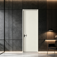 Porte en bois MDF anti-rayures, insonorisée et écologique, de qualité supérieure, pour hôtels, salons et hôpitaux