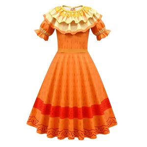 <span class=keywords><strong>Robe</strong></span> <span class=keywords><strong>de</strong></span> cosplay européenne et américaine Magic Full House <span class=keywords><strong>pour</strong></span> filles O-Neck Milk Silk Eco-Friendly A-Line Au-dessus du genou - Product Image 3