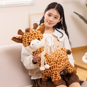 Nhà Máy Nóng Bán Đáng Yêu Tùy Chỉnh Mềm Bé Gối Thú Nhồi Bông Ngủ Cuddle Bạn Đồ Chơi Sang Trọng Con Hươu Cao Cổ Búp Bê - Product Image 5