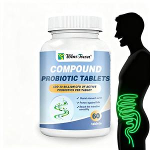 Tabletas de limpieza de colon de primera calidad, tabletas probióticas compuestas de etiqueta privada, píldoras de forma de dosificación para la salud de las mujeres, Suplemento probiótico - Product Image 5