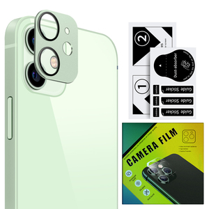 Embalaje de 1PC 3D aleación azul teléfono lente de <span class=keywords><strong>la</strong></span> cámara de película protectora para el iPhone 12 - Product Image 2