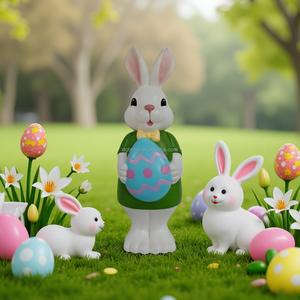 Factory <b>Easter</b> Party <b>Gift</b> Rabbit Plastic <b>Gift</b> for <b>Easter</b> Decorations - Product Image 3