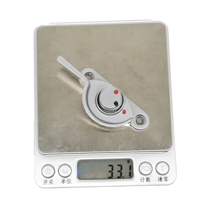 Angle rotatif 90 Serrure en croissant de fenêtre coulissante en aluminium anodisé argenté en alliage de zinc à 180 degrés - Product Image 4