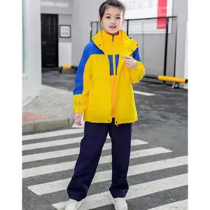 Xinzhilian-Chaqueta de algodón con capucha para niños, chaqueta gruesa de licra, ligera, con patrón de Boutique, para invierno, 7 años