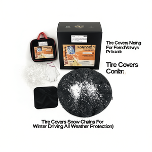 Housses de pneus et chaînes à neige pour la conduite hivernale, protection contre toutes les intempéries - Product Image 2