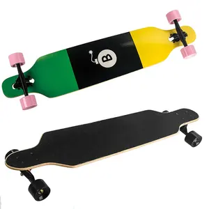 Planche de danse longue personnalisée en bois, livraison gratuite, 42 pouces, longboard