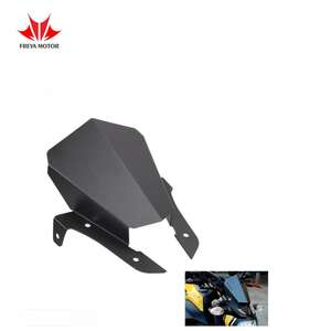 Pare-Brise Modifié en Alliage d'Aluminium, Petit Pare-Brise Modifié, pour Moto <span class=keywords><strong>YAMAHA</strong></span> MT07, 2013-2017, <span class=keywords><strong>MT</strong></span>-<span class=keywords><strong>07</strong></span> - Product Image 1