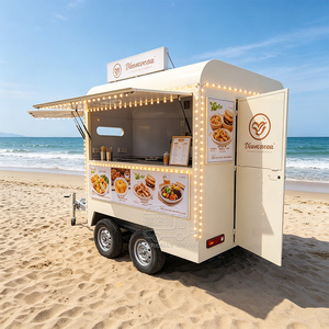 Oem Trailer Heavy Duty <b>Towable</b> Mobile Catering Custom Size Stainless Steel Concession Food Truck With Full Kitchen - Product Image 4