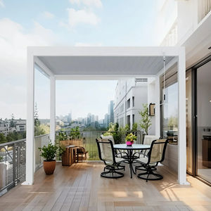 Moderno Manual Patio Gazebo al aire libre Arcos Pabellón Patio Louver Bioclimático Aluminio Jardín al aire libre Pérgola retráctil - Product Image 3