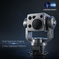 Système de surveillance et de suivi multispectrale haute précision HEIMDALLR-ET6 avec mesure laser longue portée