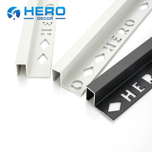 Profilé en aluminium Panneau de protection <span class=keywords><strong>Joint</strong></span> Strip Plafonds Encastré Hero Métal Mur Coin Garde Transition Bordure Carré Carrelage - Product Image 5