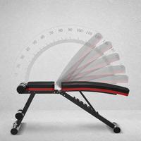 Chaise de musculation multifonctionnelle pliable avec banc de musculation pour usage au bureau - Équipement de santé et de remise en forme