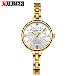 Montre à quartz pour femme Curren 9097, luxe, mode, boîtier en alliage, bracelet en acier inoxydable, étanche 3ATM, dernier modèle, haute qualité - Product Image 5