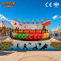 Manège Tagada pour Parc d'Attractions Intérieur/Extérieur, Modèle Chinois Disko Tagada, à Vendre, Conception Personnalisée en Fibre de Verre