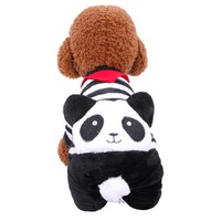 Fabrication en gros de manteaux mignons pour chiens de dessin animé, accessoires pour animaux de compagnie, vêtements d'hiver pour petits chiots