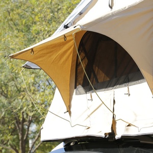 Annexe de tente de toit Toruk compatible VR, quatre saisons, imperméable, double couche, avec échelles en alliage d'aluminium, type extensible, pour tente de voiture - Product Image 6