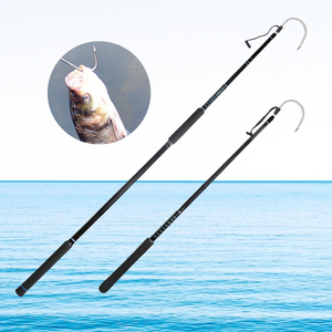Orjd <span class=keywords><strong>en</strong></span> fibre de carbone 4/6ft Gaff de pêche Crochet <span class=keywords><strong>en</strong></span> acier inoxydable Poignée EVA Gaff Pole - Product Image 2