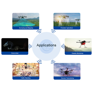 هوائي استقبال RTK خفيف الوزن صغير الحجم قابل للتخصيص من كينفي، هوائي حلزوني لطائرات بدون طيار لنظام تحديد المواقع العالمي ونظام تحديد المواقع الصيني ونظام جاليليو ونظام جلوناس بموصل SMA-J - Product Image 5