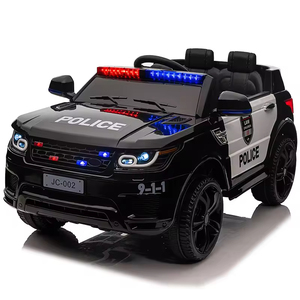 <span class=keywords><strong>Voiture</strong></span> électrique pour enfants à quatre roues, véhicule télécommandé à batterie pour garçons et filles, incluant une <span class=keywords><strong>voiture</strong></span> de <span class=keywords><strong>police</strong></span> et une poussette - Product Image 3