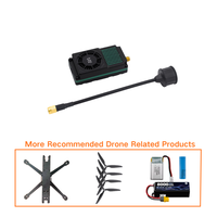 Transmetteur vidéo haute puissance à polarisation verticale 3,3 GHz 4W 4000mW longue portée 64CH IRC Tramp pour drone FPV UAV, stabilité du signal