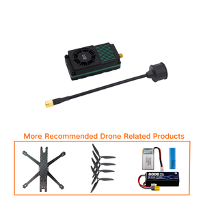 3.3GHz 4W 4000mW VTX เครื่องส่งสัญญาณวิดีโอระยะไกลกำลังสูง 64CH <span class=keywords><strong>IRC</strong></span> Tramp สำหรับโดรน FPV UAV ความเสถียรของสัญญาณ - Product Image 2