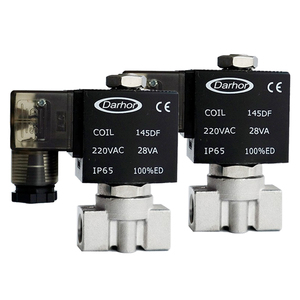 Vanne solénoïde miniature 2 voies en acier inoxydable SS304 SS316 pour <span class=keywords><strong>brûleur</strong></span> à carburant, vanne miniature 1/8'' 1/4'' pour méthanol et alcool 24V 220V - Product Image 1