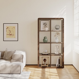 Étagère moderne en bois support de livres polyvalent meubles de salon pour la maison cuisine chambre école-bibliothèques - Product Image 6