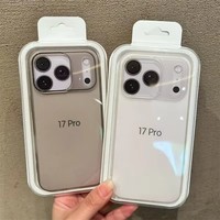 Penjualan Panas Casing Ponsel Minimalis Ultra Tipis Frosted TPU untuk iPhone 17 16 15 14 Pro Max Transparan Lembut Tahan Guncangan Penutup Belakang.