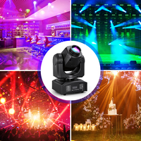 Светодиодный вращающийся прожектор MINGJIE 60W с управлением DMX512, 8 гобо, RGBW, звукоактивируемый, IP33, компактный DJ-светильник для свадеб