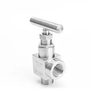 Запорный клапан манометра с внутренней и внешней резьбой типа игольчатый клапан высокого давления